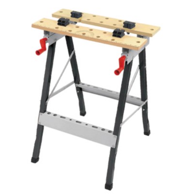 Foldable Trestle Work Bench Workbench Portable 100kg Portable Stainless Steel Wood Cutting Sawhorse Folding Wooden Workb