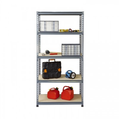 Heavy Duty MDF Garage Shelf Steel Metal Storage 5-Tier Adjustable Shelves