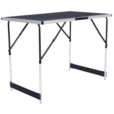 Adjustable Folding Work Table in Aluminium for Wallpaper 300 x 60 cm Folding Camper Camping Picnic Table SL-WT009