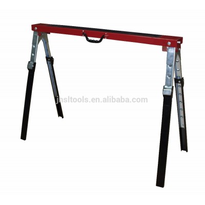 Heavy Duty Adjustable Sawhorse Pair Folding Legs Saw Horses 1000LB Big Maximum Capacity