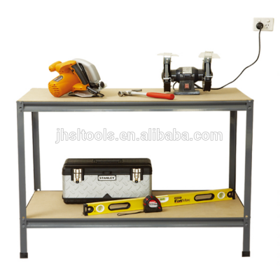 DIY Custom Workbench Storage Wooden Shelf Garage Shop Workshop Table Bench